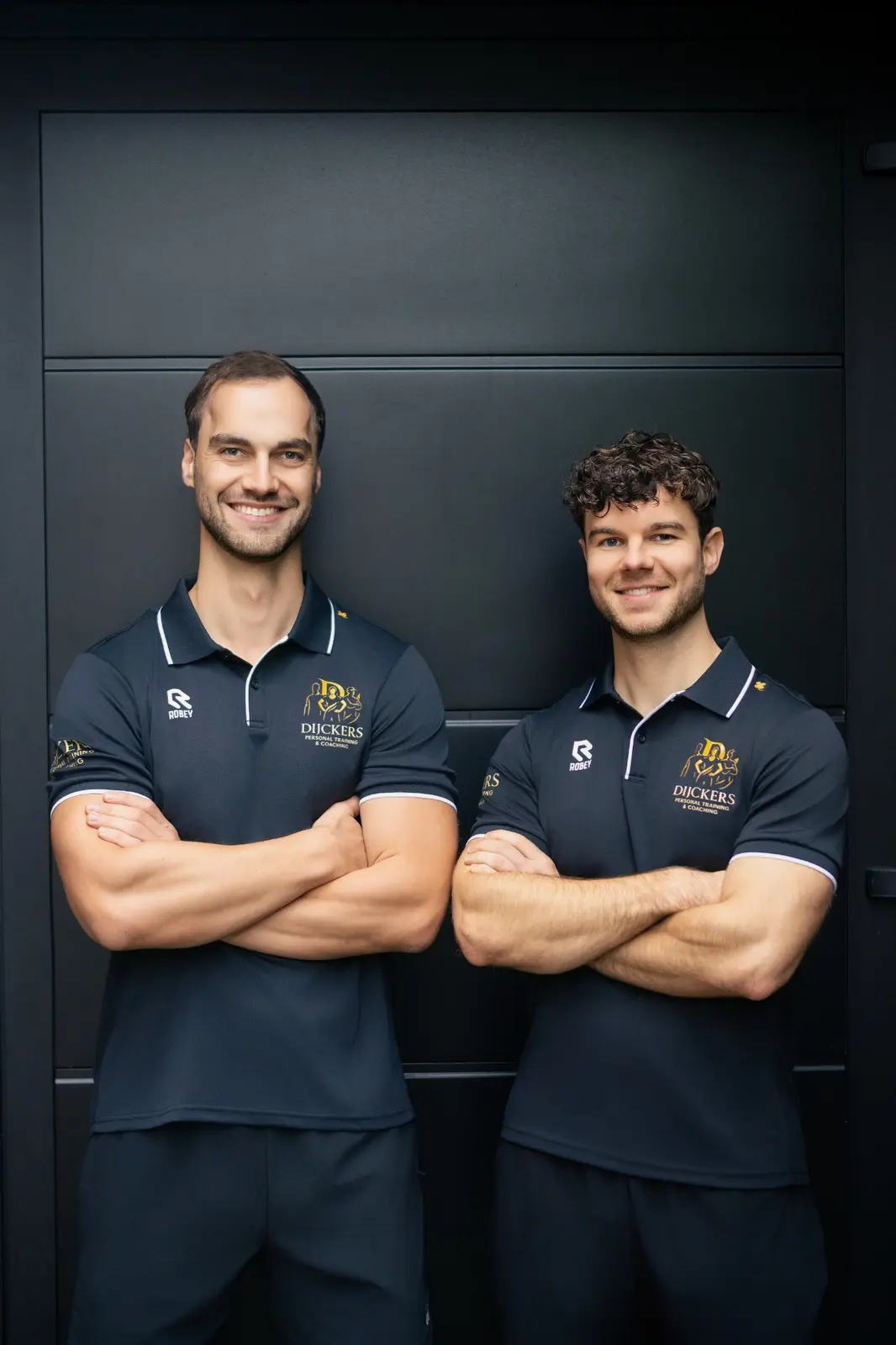 Coaches van Dijckers in de private gym